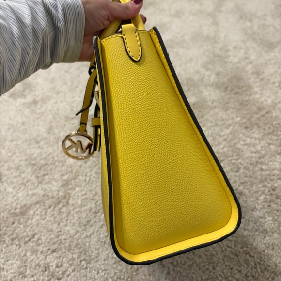 Michael Kors Yellow Satchel - Picture 7 of 8